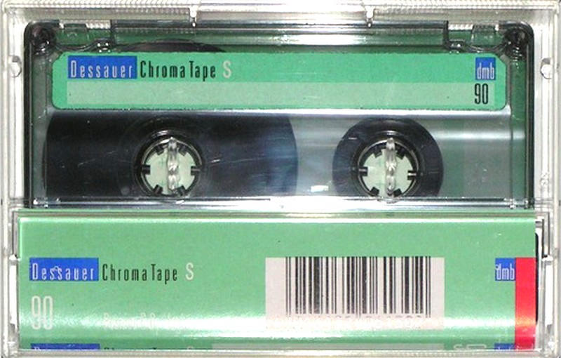 Compact Cassette dmb Dessauer Chroma Tape S 90 Type II Chrome 1993 Europe