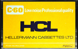 Compact Cassette HCL 60 "Hellermann Cassettes Ltd" Type I Normal UK