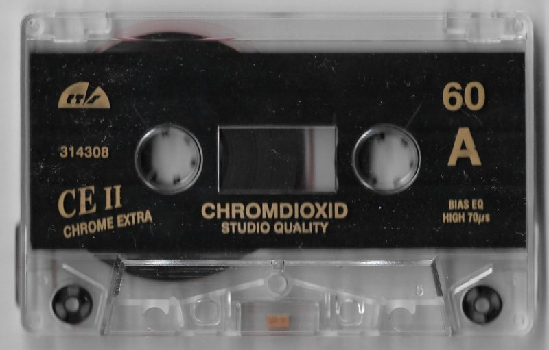 Compact Cassette RTV 60 "CE II" Type II Chrome Slovenia