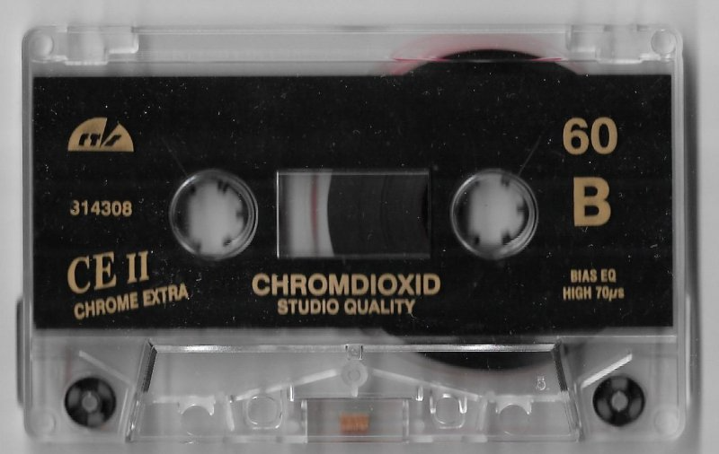 Compact Cassette RTV 60 "CE II" Type II Chrome Slovenia