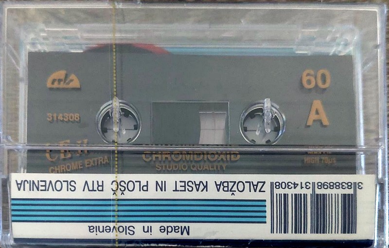 Compact Cassette RTV 60 "CE II" Type II Chrome Slovenia