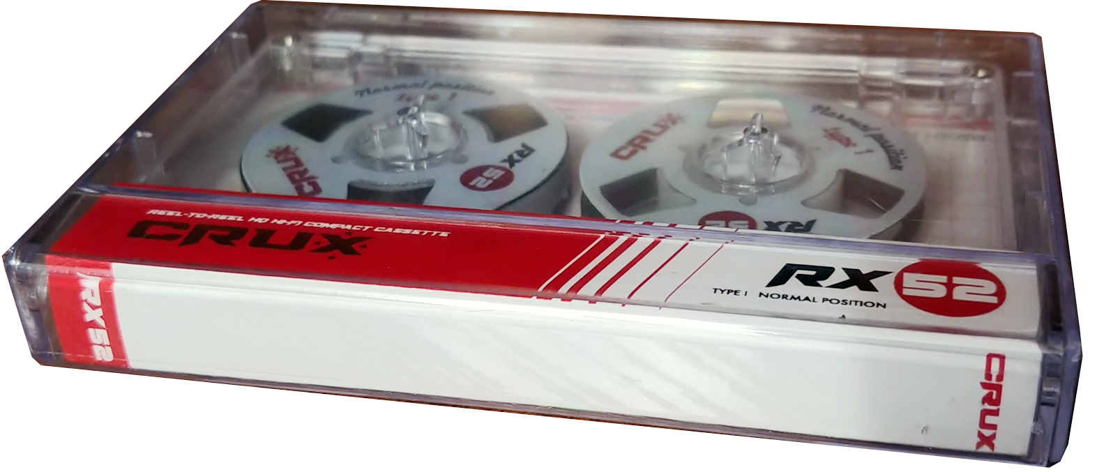 Compact Cassette CRUX RX 52 "tape by Panarec" Type I Normal 2023 Worldwide