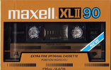 Compact Cassette Maxell XLII 90 Type II Chrome 1984 USA