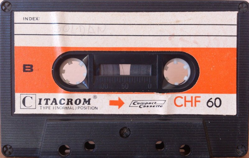 Compact Cassette Citacrom 90 Type I Normal Argentina