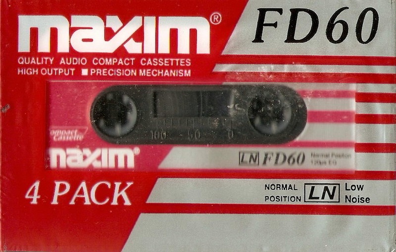 4 pack Maxim FD 60 "MX 10-42" Type I Normal 1984 UK
