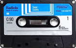 Compact Cassette Radiola Super Quality 90 Type I Normal 1975 Europe
