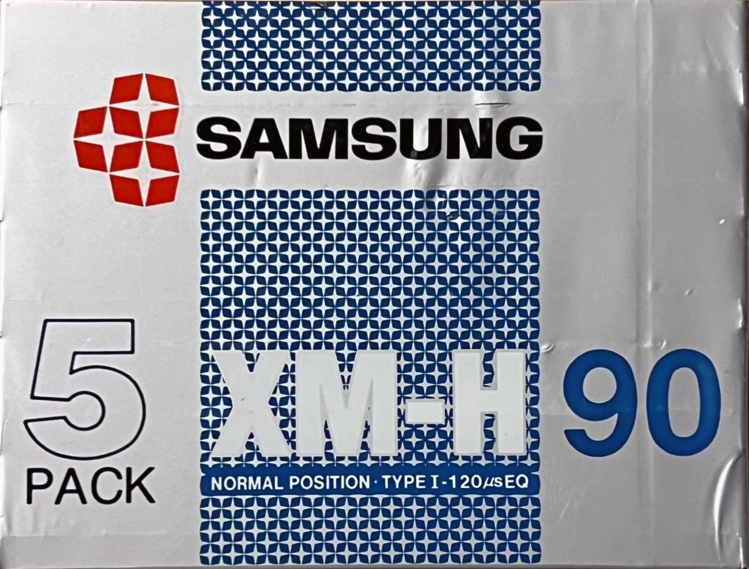 5 pack Samsung XM-H 90 Type I Normal 1988 South Korea