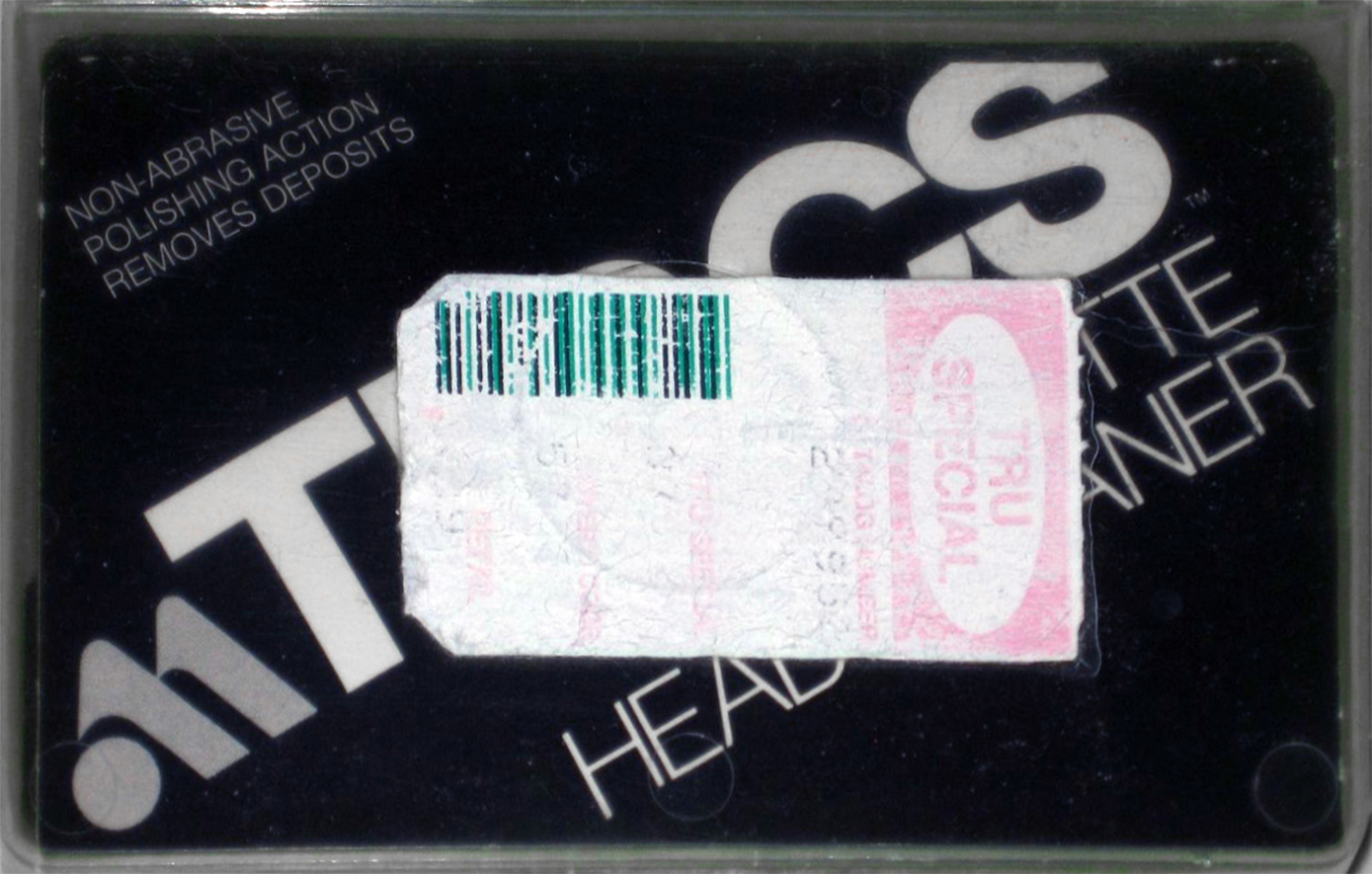 Compact Cassette Tracs Cleaning Cassette 1972 USA