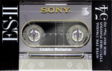 Compact Cassette Sony ES-II 54 "C-54ES2" Type II Chrome 1991 Japan