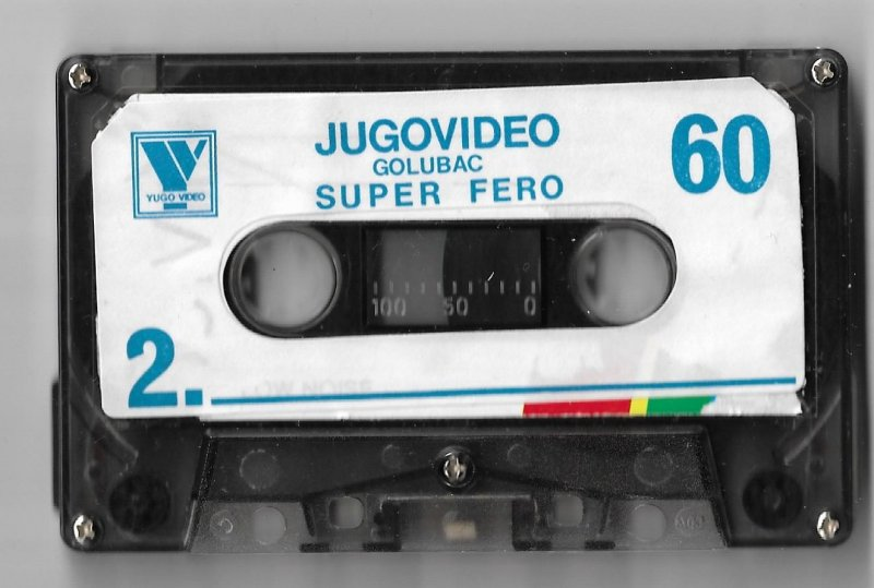 Compact Cassette Jugovideo Golubac 60 Type I Normal Yugoslavia