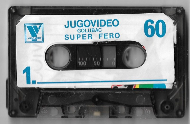 Compact Cassette Jugovideo Golubac 60 Type I Normal Yugoslavia