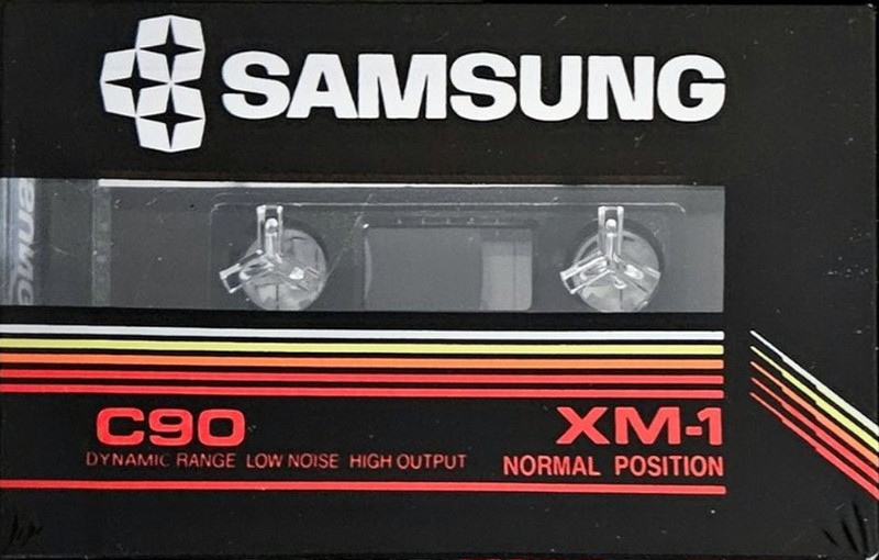 Compact Cassette Samsung XM-1 90 Type I Normal 1985 Europe