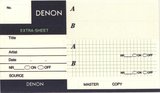 Compact Cassette Denon RG-X 60 Type I Normal 1990 Japan