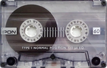 Compact Cassette Ipon 60 Type I Normal France