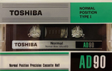 Compact Cassette Toshiba AD 90 Type I Normal 1983 Japan