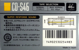 Compact Cassette Hitachi CD-S 46 Type I Normal 1988 Japan