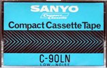Compact Cassette Sanyo LN 90 Type I Normal 1975 Europe