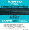Compact Cassette Sanyo LN 90 Type I Normal 1975 Europe