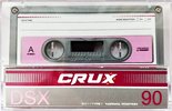 Compact Cassette CRUX DSX 90 "silver" Type I Normal 2021 Worldwide