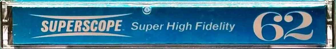 Compact Cassette Superscope SHF 62 Type I Normal 1975 USA