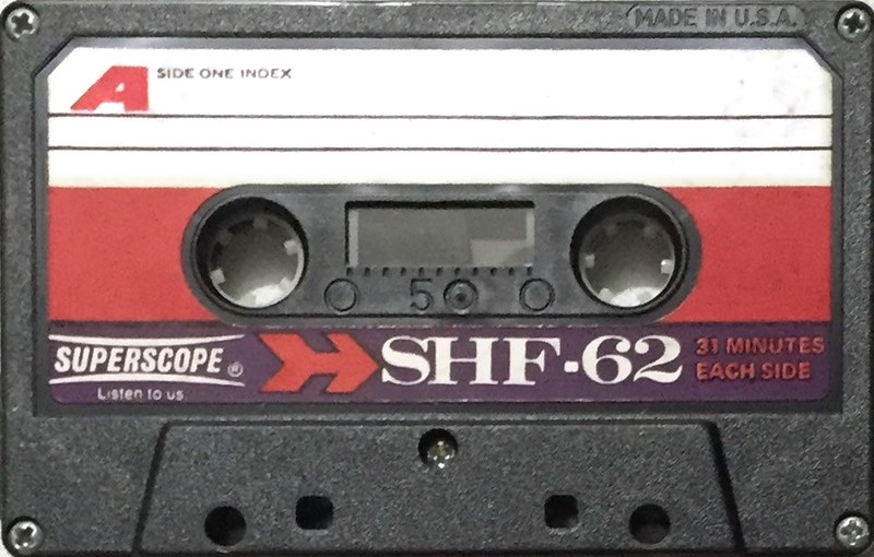 Compact Cassette Superscope SHF 62 Type I Normal 1975 USA