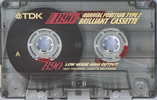 Compact Cassette TDK B 90 Type I Normal 1990