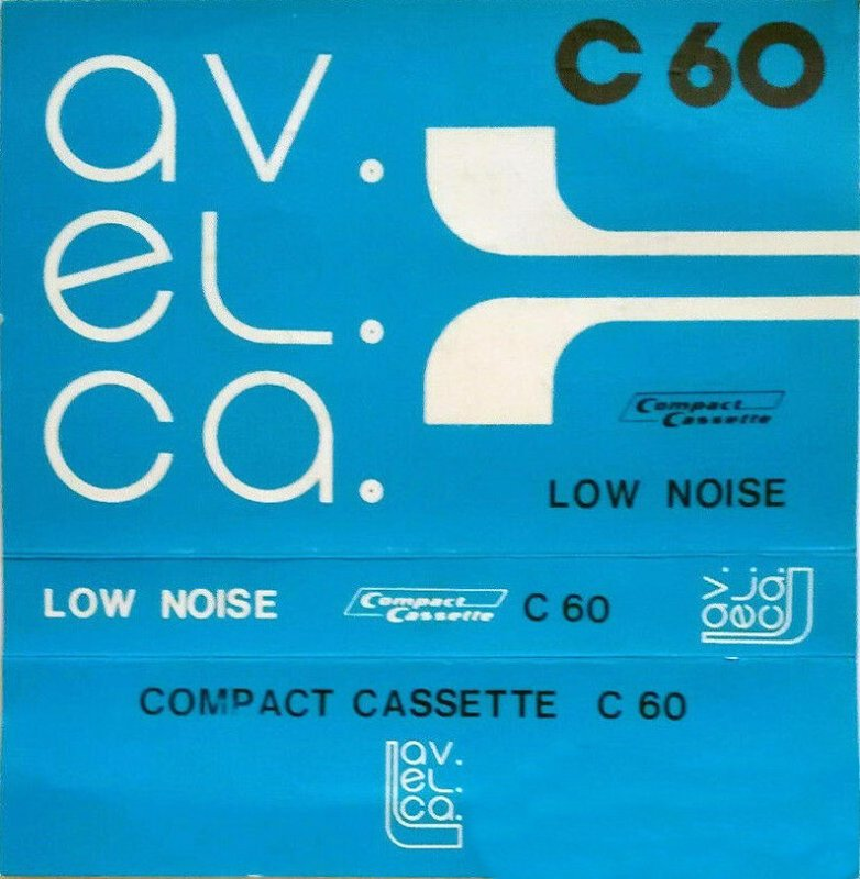 Compact Cassette Avelca 60 Type I Normal 1978 Unknown Country