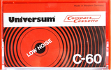 Compact Cassette Universum 60 "Case Red" Type I Normal 1972 Europe