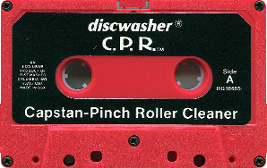 Blister Discwasher "Capstan-Pinch Roller Cleaner" Cleaning Cassette USA