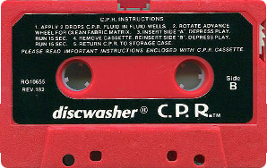 Blister Discwasher "Capstan-Pinch Roller Cleaner" Cleaning Cassette USA