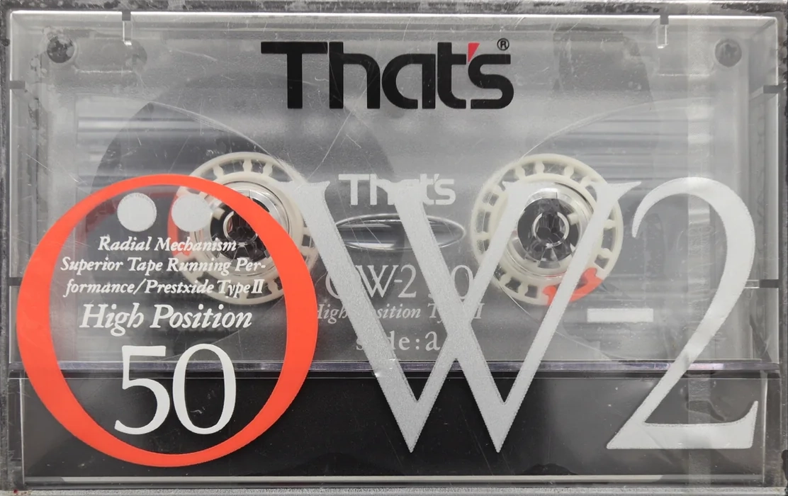 Compact Cassette Thats OW-2 50 Type II Chrome 1990 Japan