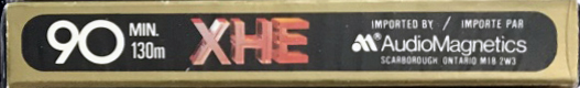 Compact Cassette Audio Magnetics XHE 90 Type I Normal 1979 Canada