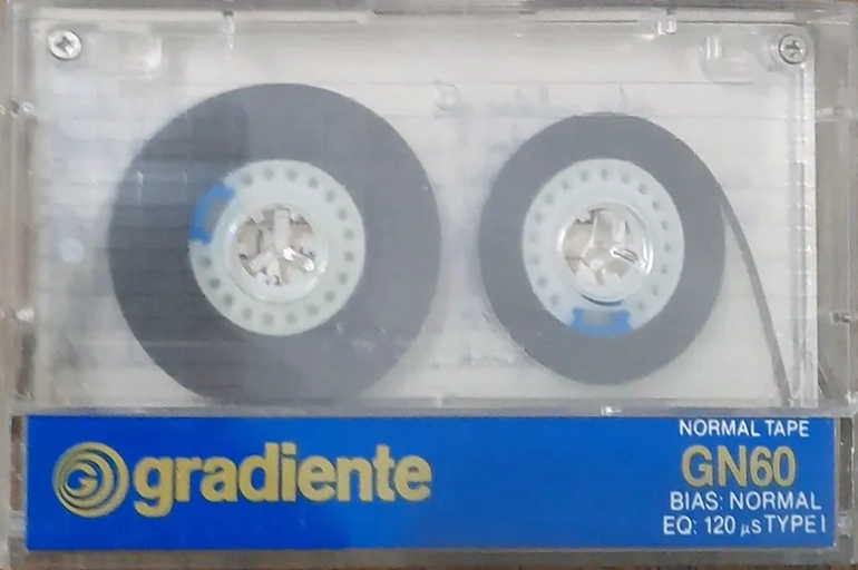 Compact Cassette Gradiente GN 60 Type I Normal 1988 Latin America