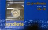 Compact Cassette Gradiente GN 60 Type I Normal 1988 Latin America
