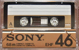 Compact Cassette Sony EHF 46 Type II Chrome 1978 North America