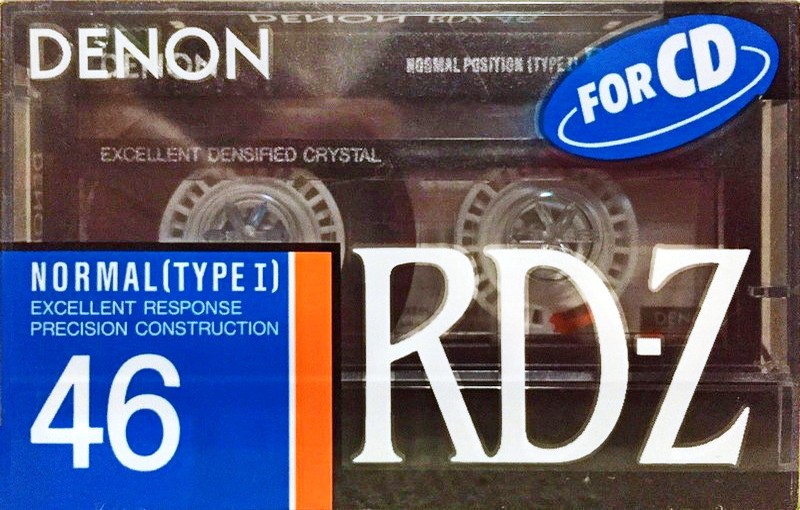 Compact Cassette Denon RD-Z 46 "RD-Z46P" Type I Normal 1989 Japan