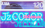 Compact Cassette AXIA J`z 1 Color 120 "JZ1J 120" Type I Normal 2000 Japan