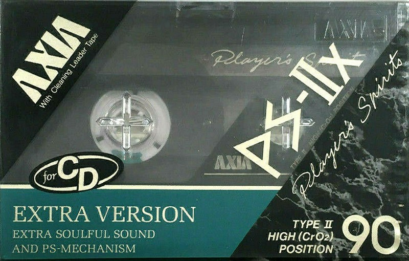 Compact Cassette AXIA PS-IIx 90 Type II Chrome 1989 Japan