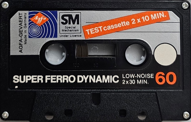 Compact Cassette AGFA Super Ferro Dynamic 20 Test Cassette 1977 Europe