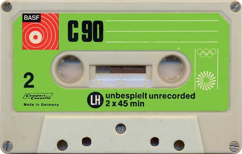 Compact Cassette BASF LH 90 Type I Normal 1972 Germany