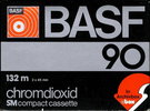 Blister BASF Chromdioxid 90 Type II Chrome 1977 Europe