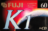 Compact Cassette Fuji K1 60 Type I Normal 1995 Europe