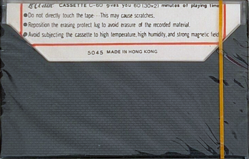 Compact Cassette LeClaire 60 Type I Normal USA