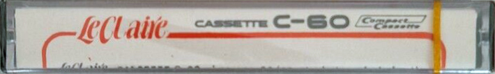 Compact Cassette LeClaire 60 Type I Normal USA