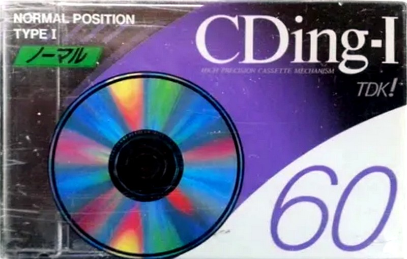 Compact Cassette TDK CDing 1 60 "CD1-60A" Type I Normal 1993 Japan