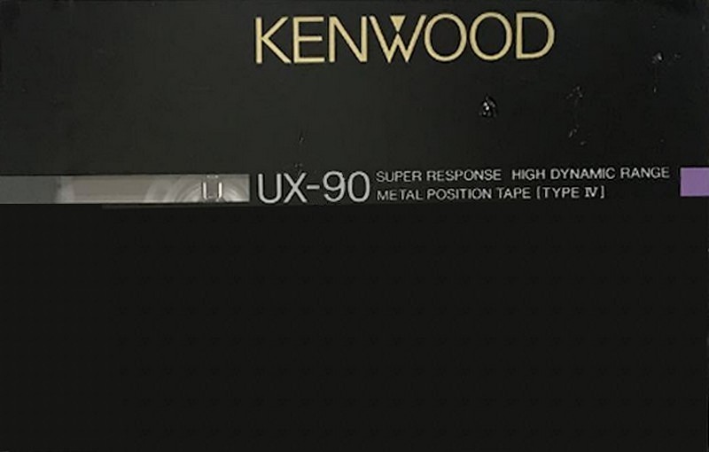 Compact Cassette Kenwood UX 90 Type IV Metal 1989 Japan