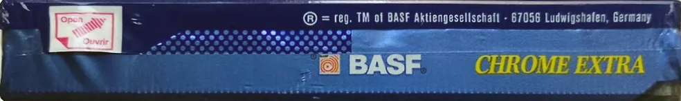 Compact Cassette BASF CE II Chrome Extra 90 Type II Chrome 1995 Latin America