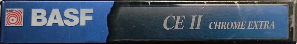Compact Cassette BASF CE II Chrome Extra 90 Type II Chrome 1995 Latin America