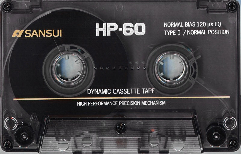 Compact Cassette Sansui HP 60 Type I Normal 1995 Europe