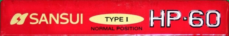 Compact Cassette Sansui HP 60 Type I Normal 1995 Europe